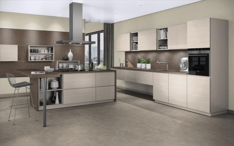 Treviso Handle-less Matt White Avola